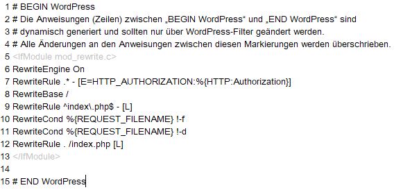htaccess